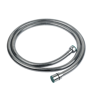 Шланг для душа 1/2" SS хромований розтяжний з підшипником 150-210см AQUATICA XB-8153 (9792020) 9792020 фото
