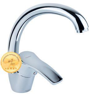 Змішувач ML &Oslash;40 для кухні гусак вухо на гайці AQUATICA ML-4B141C (9746110) 9746110 фото