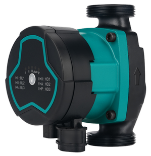 Насос циркуляційний енергозберігаючий 5-39Вт Hmax 6м Qmax 53л/хв &Oslash;1&frac12;" 130мм + гайки &Oslash;1" AQUATICA GPA25-6/130 III (774052) 774052 фото