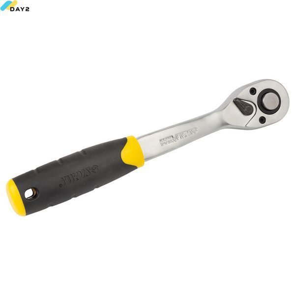 Ключ-тріскачка з вигнутою ручкою 1/2" 250мм 72T CrV SIGMA (6050091) 6050091 фото