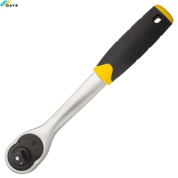 Ключ-тріскачка з вигнутою ручкою 1/2" 250мм 72T CrV SIGMA (6050091) 6050091 фото
