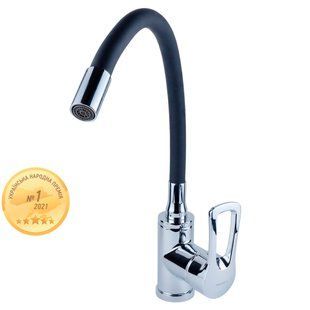 Змішувач ML &Oslash;40 для кухні гусак силіконовий на гайці AQUATICA ML-4B544C (9746130) 9746130 фото
