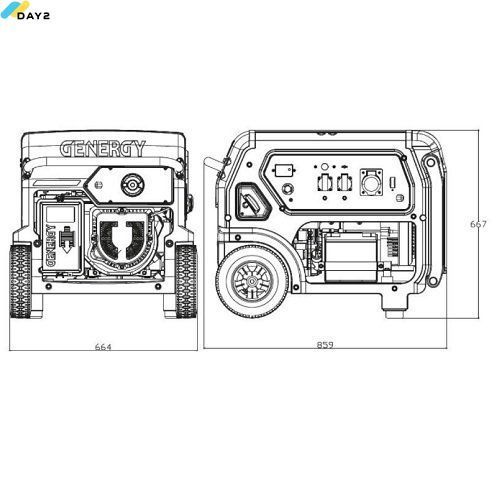 Генератор бензиновий GENERGY FORMIGAL 7 кВт (240023090) 240023090 фото
