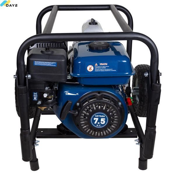 Мотопомпа 7.5 к.с. Hmax 26м Qmax 60м&sup3;/ч (4-х тактний) для брудної води WETRON WM80W (772557) 772557 фото