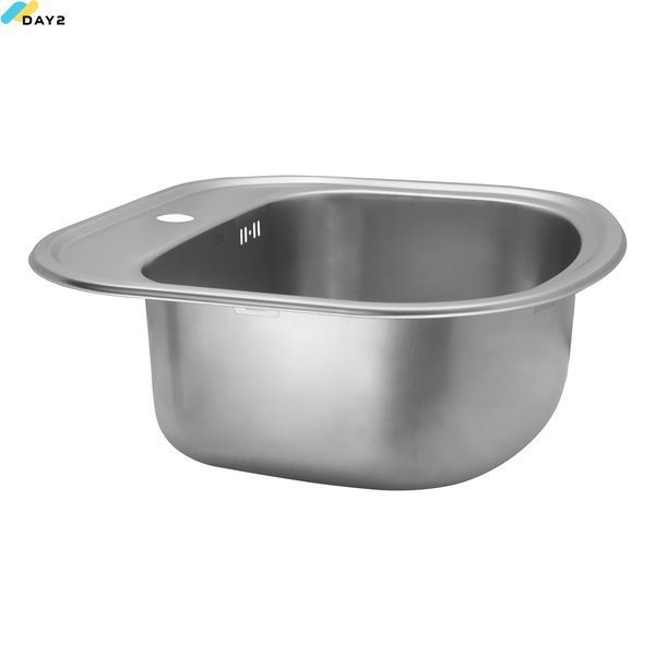 Кухонна мийка Kroner KRP Satin - 4749 (0.8 мм) CV022758 фото