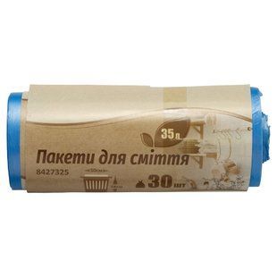 Пакети для сміття 35л/30шт сині GRAD (8427325) 8427325 фото