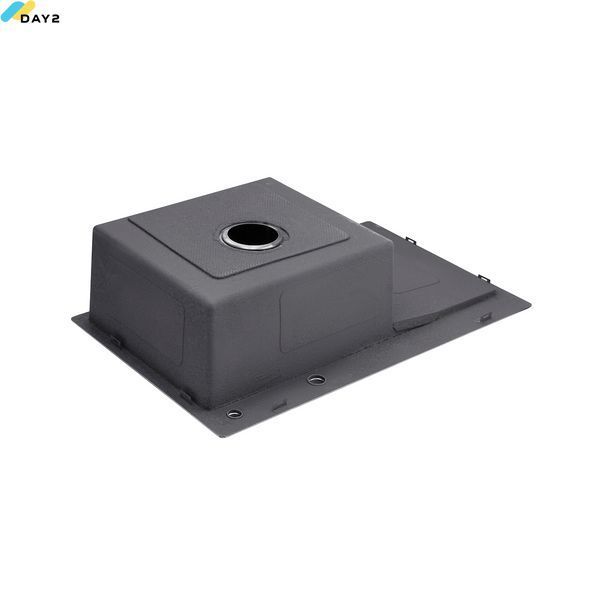 Кухонна мийка Kroner KRP Schwarze - 7849LHM PVD (3.0/1.0 мм) CV025278 фото