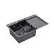 Кухонна мийка Kroner KRP Schwarze - 7849LHM PVD (3.0/1.0 мм) CV025278 фото 6