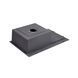 Кухонна мийка Kroner KRP Schwarze - 7849LHM PVD (3.0/1.0 мм) CV025278 фото 5
