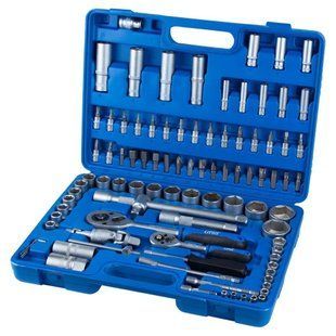 Набір насадок торцевих і біти 1/4", 1/2" 94шт Start GRAD (6003175) 6003175 фото