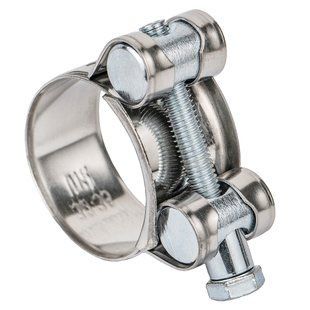 Хомут силовий нержавіючий 20мм &Oslash;32-35мм (КРАТНО 10шт) SIGMA (2508101) 2508101 фото