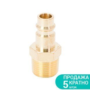 Штуцер з зовнішнім різьбових з'єднань MT 3/8" (латунь) SIGMA (7022521) 7022521 фото