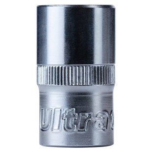Насадка шестигранна коротка 1/2" 16мм CrV ULTRA (6070162) 6070162 фото