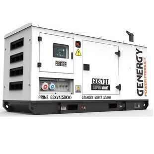 Генератор дизельний GENERGY GDS70T 55 кВт (240211090) 240211090 фото