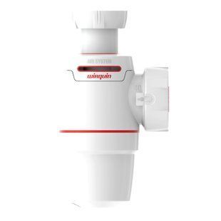 Сифон для кухонної мийки Neo Air 1&frac12;"&times;&Oslash;40мм WIRQUIN (9542331) 9542331 фото