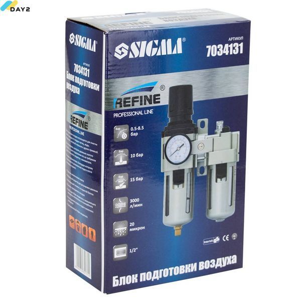 Блок підготовки повітря в зборі 3000 л/хв 1/2" REFINE (7034131) 7034131 фото