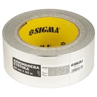 Стрічка алюмінієва 50мм&times;50м SIGMA (8429611) 8429611 фото
