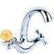 Змішувач PL 1/2 "для кухні гусак короткий вухо на гайці AQUATICA PL-4B355C (9777100) 9777100 фото 1