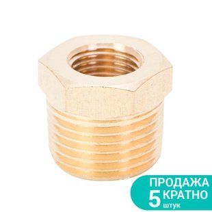 З'єднання FT 1/4" &times; MT 1/2" (латунь) SIGMA (7025521) 7025521 фото