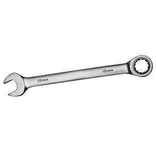 Ключ ріжково-накидний трещеточний 21мм CrV polished SIGMA (6022211) 6022211 фото