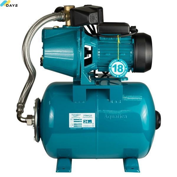 Станція 1.1кВт Hmax 55м Qmax 60л/хв (самовсмоктуючий насос) 24л Україна AQUATICA (775093/24) 775093/24 фото