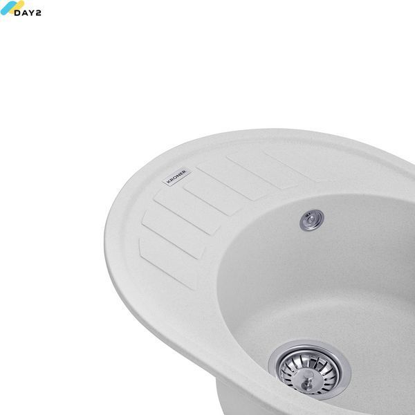Кухонна мийка Kroner KRP Komposit GRA - 6250 CV027415 фото