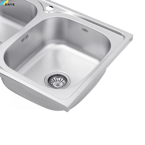 Кухонна мийка накладна Kroner KRP Satin - 5080Z (0.8 мм) CV022822 фото