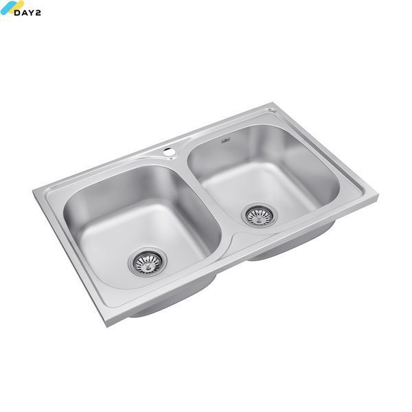 Кухонна мийка накладна Kroner KRP Satin - 5080Z (0.8 мм) CV022822 фото