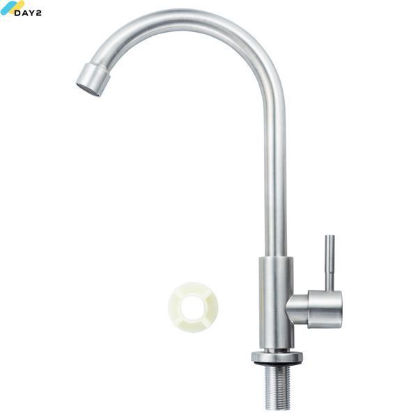 Змішувач KT 1/2" монокран на гайці SS AQUATICA KT-1G170P (9722601) 9722601 фото