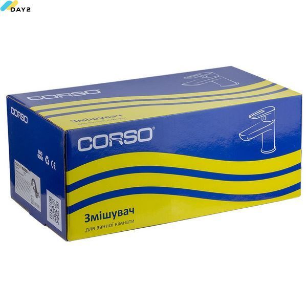 Змішувач BRENTA 1/2" для раковини литий на шпильці CORSO (FE-2A152K) (9679004) 9679004 фото